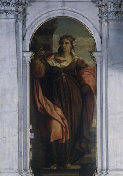 Aziz Barbara (üç parçanın bir parçası) by Jacopo (c.1480 1528) Palma