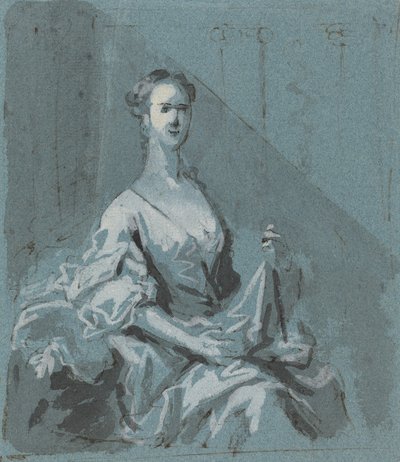 Bir Bayan Portresi by Jacopo Amigoni