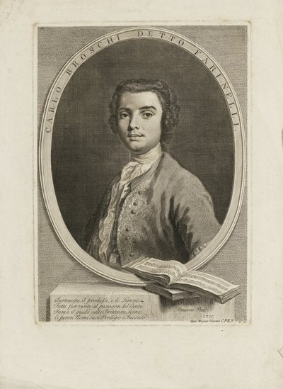 Şarkıcı Farinelli Carlo Broschi