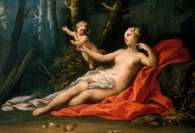 Venüs ve Aşk Tanrısı by Jacopo Amigoni