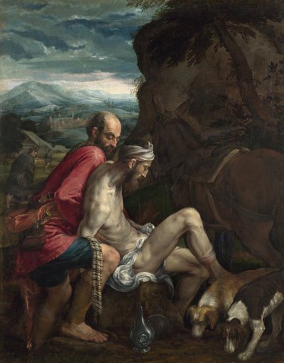 İyi Samiriyeli, yaklaşık 1562-1563 by Jacopo Bassano il vecchio