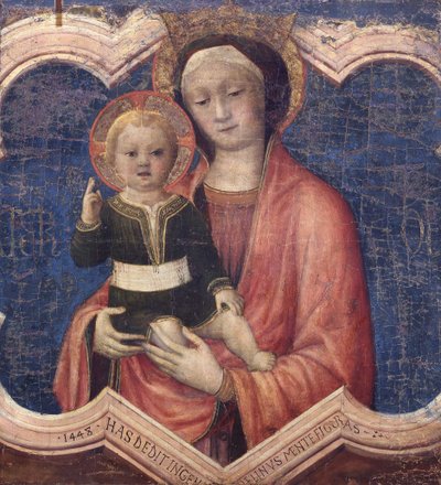 Bakire ve Çocuk, 1448. by Jacopo Bellini