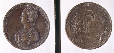 Portre madalyası, ön yüzde Hippolytus Gonzaga