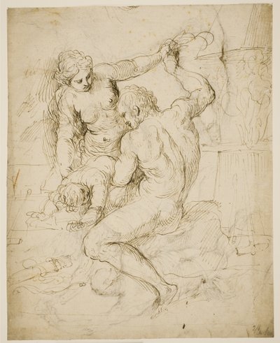 Cupid'in kınanması by Jacopo Palma