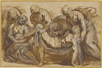 Mesih Mezara Taşındı by Jacopo Palma il Giovane