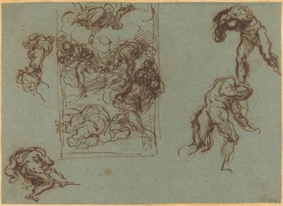 Figür Çalışmaları by Jacopo Palma il Giovane