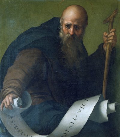 Aziz Anthony Abbot (c.251-356 c.1518-19) by Jacopo Pontormo