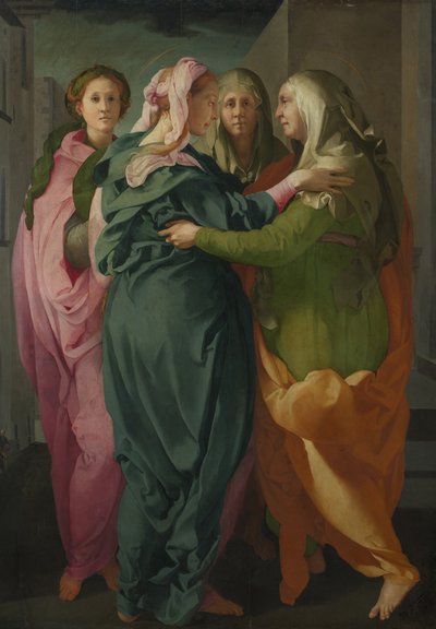 Ziyaret, yaklaşık 1528-1529 by Jacopo Pontormo