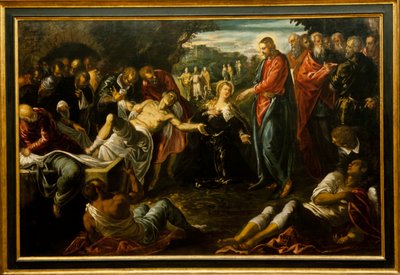 Lazarus'un Yükselişi by Jacopo Robusti (studio of) Tintoretto