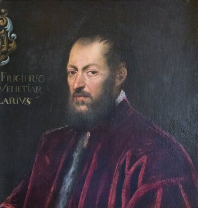 Andrea Frizier'in Portresi by Jacopo Robusti Tintoretto