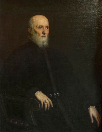 Luigi Cornaro'nun Portresi by Jacopo Robusti Tintoretto