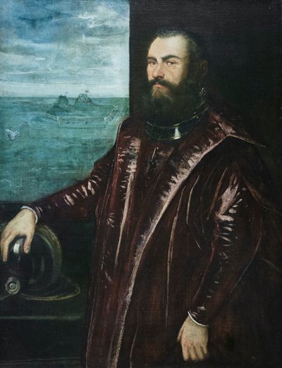 Venedikli bir amiralin portresi by Jacopo Robusti Tintoretto
