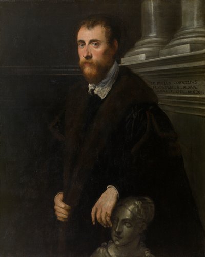 Hümanist Giovanni Paolo Cornaro'nun Portresi by Jacopo Robusti Tintoretto
