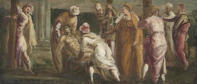 Saint Helen Gerçek Haçı Test Eder, c.1545 by Jacopo Robusti Tintoretto