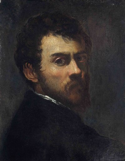 Genç bir adam olarak otoportre by Jacopo Robusti Tintoretto