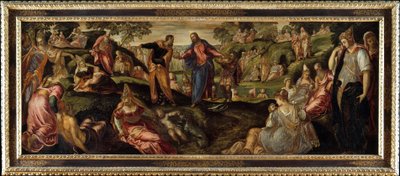 Somun ve Balık Mucizesi, c.1545–50 by Jacopo Robusti Tintoretto