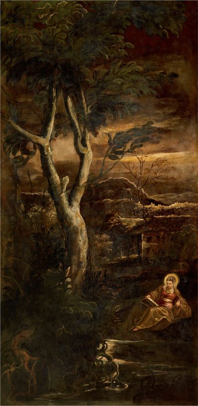 Bakire okuma, yaklaşık 1583. by Jacopo Robusti Tintoretto