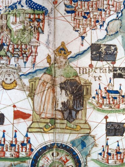 Kutsal Roma İmparatoru, bir Rönesans Avrupa haritasından detay, Jacopo Russo by Jacopo Russo