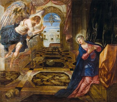 Duyuru. by Jacopo Tintoretto
