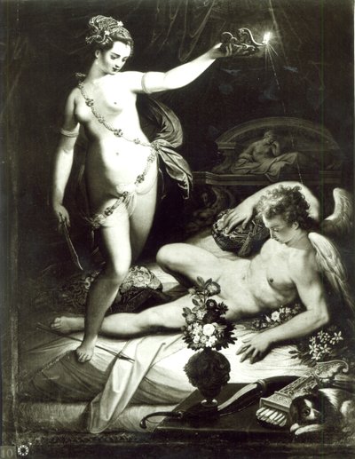 Psyche Şaşırtıcı Aşk Tanrısı by Jacopo Zucchi