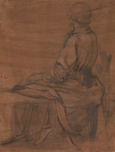 Oturan adam arkadan görüldü by Jacopo da Empoli