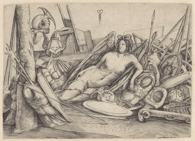 Savaş Kupalarının Arasında Duran Zafer Kupalar arasında uzanmış zafer by Jacopo de