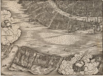 Venedik manzarası by Jacopo de