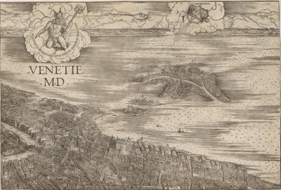 Venedik manzarası by Jacopo de