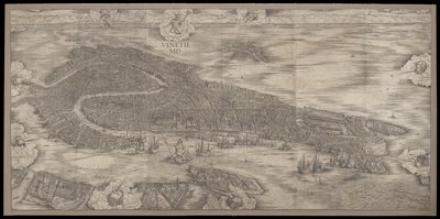 Venedik manzarası, 1500 by Jacopo de Barbari