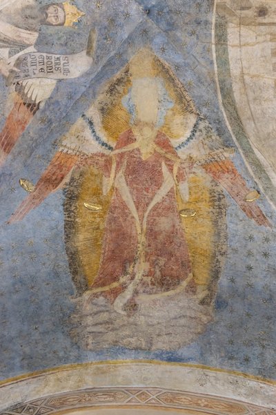 Adalet Alegorisi, kasanın detayı (fresk) by Jacopo di Cione