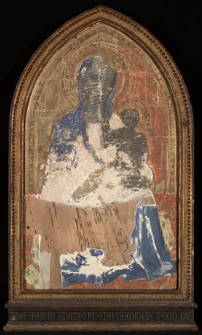 bakire ve çocuk by Jacopo di Cione
