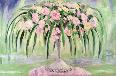 Art Nouveau Vazoda Güller (tuval üzerine yağlı boya) by Jacqueline Marval