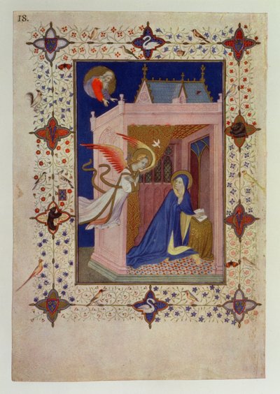 MS 11060-11061 Notre Dame Saatleri: Matins, Müjde, 