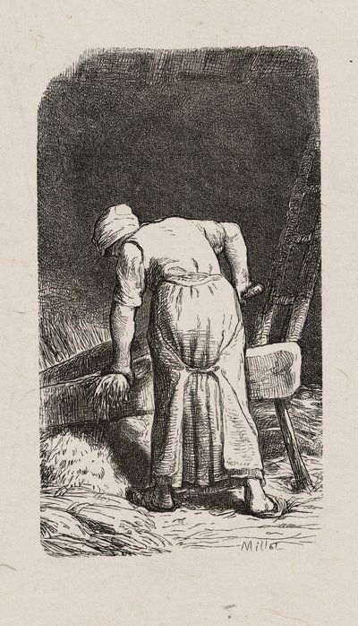 Kadın Ezme Keten by Jacques Adrien Lavieille