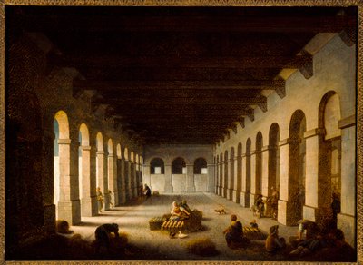 The Valley Market, c.1815 (tuval üzerine yağlıboya) by Jacques Albert Senave