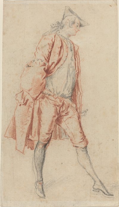 Bir Fransız Beyefendi Ayakta by Jacques André Portail