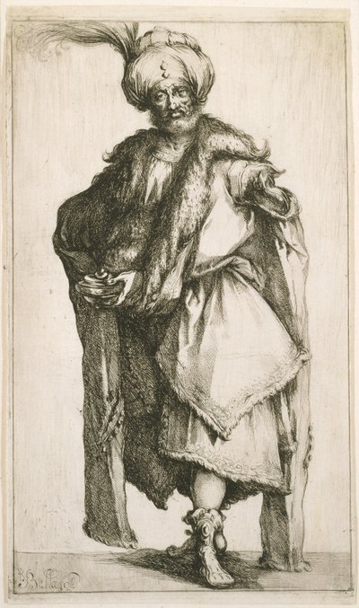 Caspar, c.1610 (gravür) by Jacques Bellange