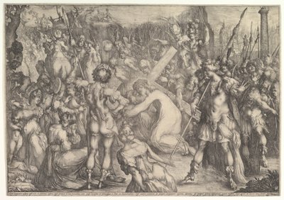 Haç Taşıyan İsa. by Jacques Bellange
