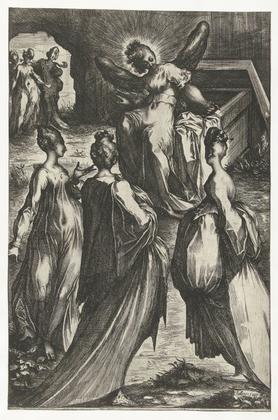 Mezardaki Üç Meryem by Jacques Bellange