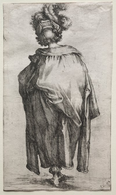 Üç Büyücü: Melchior, c. 1615. by Jacques Bellange