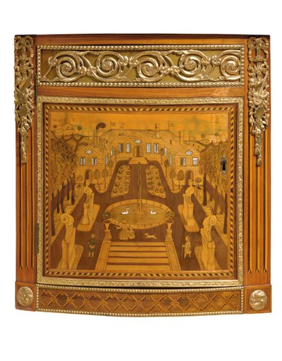 Louis XVI komodinin detayı, c.1770-75 by Jacques Birckle
