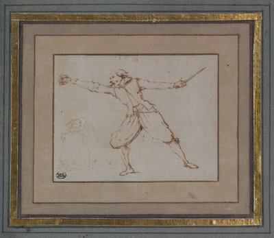 Bir Eskrimci, 1766 by Jacques Callot