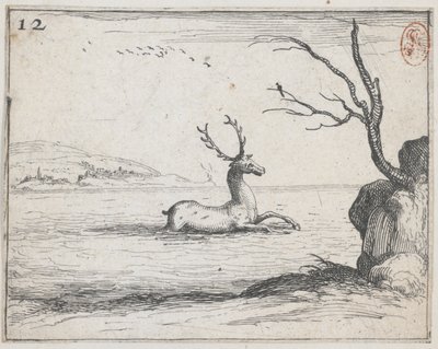 Suda Bir Geyik - hayır. diziden 12 by Jacques Callot