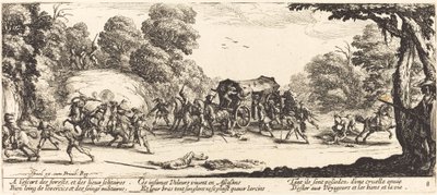 Bir Koça Saldırı by Jacques Callot