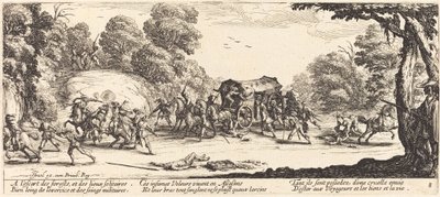 Bir Koça Saldırı by Jacques Callot