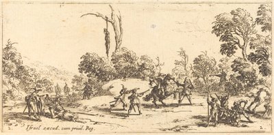 Otoyolda Yolculara Saldırmak by Jacques Callot
