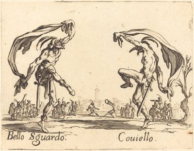 Bello Sguardo ve Coviello by Jacques Callot