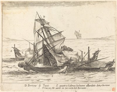 Bertone Yatılı, 1617. by Jacques Callot