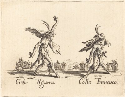Cicho Sgarra ve Collo Francisco by Jacques Callot