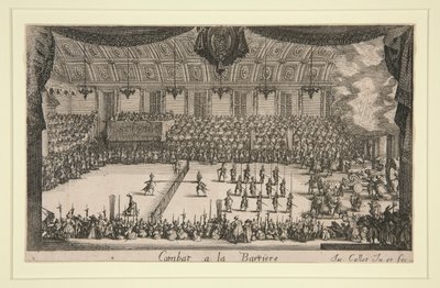 A la Barriere ile mücadele by Jacques Callot